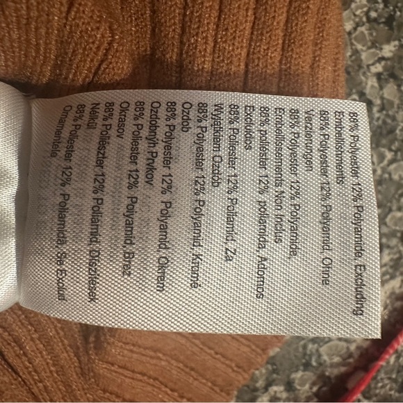 Cotton On Ribbed Brown Turtleneck Blouse - Picture 7 of 7